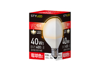 LED電球(ボールタイプ・G70) E26口金 40W相当 電球色---SDG40L1
