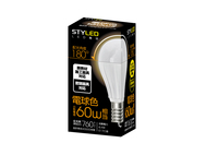 LED電球　E17口金　断熱材施工器具対応　60W相当　1個パック　電球色（2017年度省エネ目標基準値達成モデル）