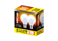 LED電球　E17口金　40W相当　2個パック　電球色【生産終了】