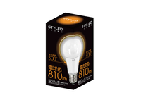 LED電球　E26口金　全方向タイプ(300°)　60W相当　1個PK　電球色