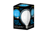 LED電球(ボールタイプ)　E26口金　40W相当　昼光色