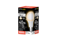 LED電球　E26口金　40W相当広配光　電球色（2017年度省エネ目標基準値達成モデル）