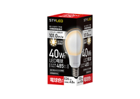 LED電球　E26口金　40W相当全方向　電球色（2017年度省エネ目標基準値達成モデル）