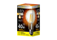 LED電球 E26口金 クリア電球 40W相当 一般電球形 電球色