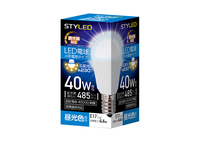 LED電球 E17口金 調光器対応 密閉器具対応 40W相当 昼光色---HA4D17D1