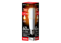 LED電球 E26口金 T形 60W相当 810lm 電球色---HDT60L1