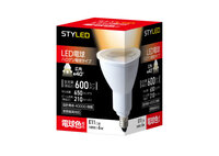LED電球　E11口金　ハロゲン電球タイプ　密閉器具対応　600lm　電球色---HDR6E11L1