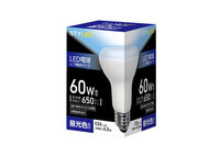 LED電球 E26口金 レフ電球タイプ 60W相当  密閉器具対応 650lm 昼光色---HDR7E26D1